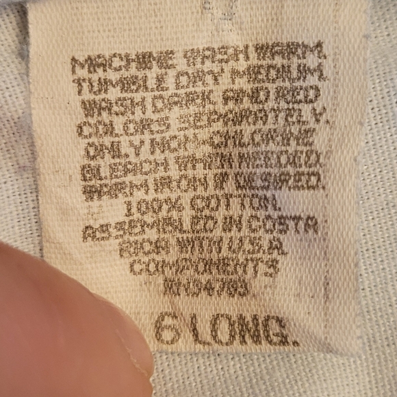 Lee 90s light wash shorts Size 6 Long (Juniors) - Picture 3 of 4